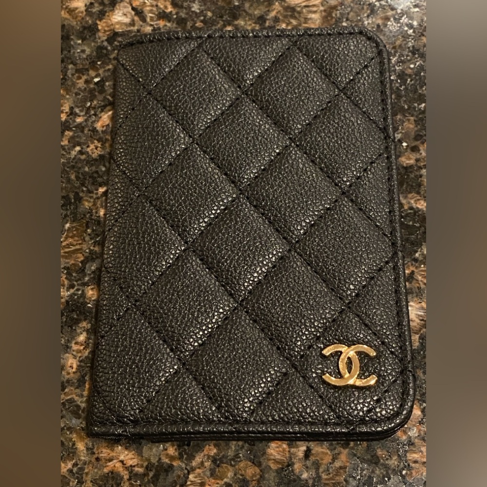 Black Passport Holder CC VIP Gift with Purchase New